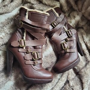 Chocolate brown boots